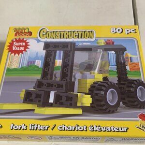 Best Lock Construction 80 Pieces Fork Lifter Lego Set